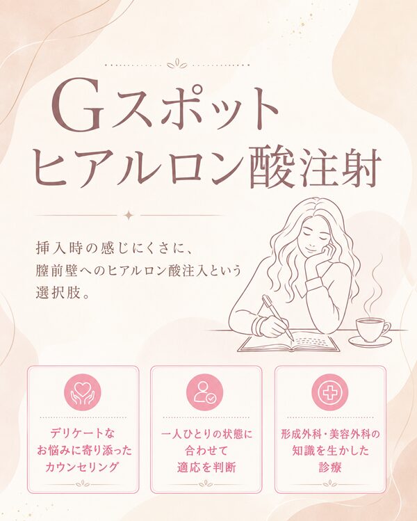 Gスポットヒアルロン酸注射