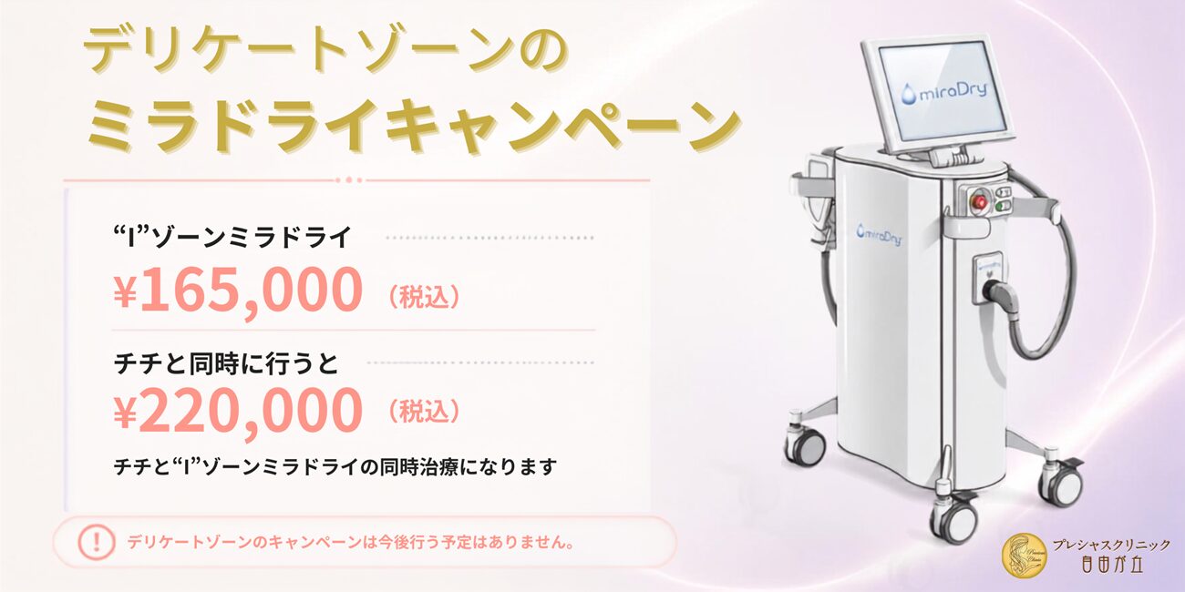 デリケートゾーンのミラドライ
